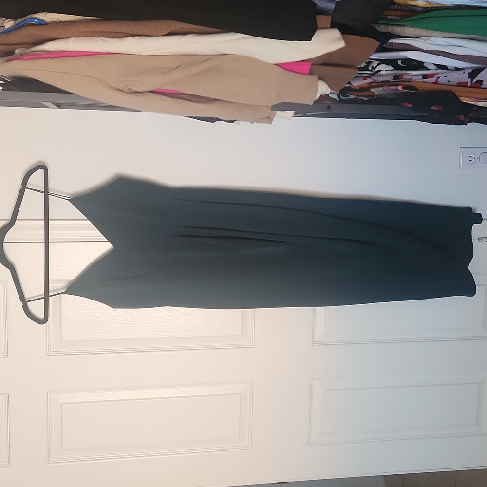 Shona Joy Core Cocktail Dress in Seaweed Green Size 10 - Picture 6 of 14